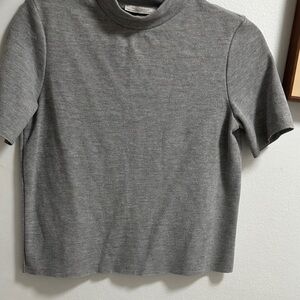 Zara Heather Gray Short Sleeve Tee